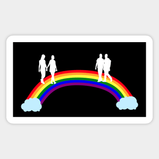 Rainbow bridge (light version) Sticker